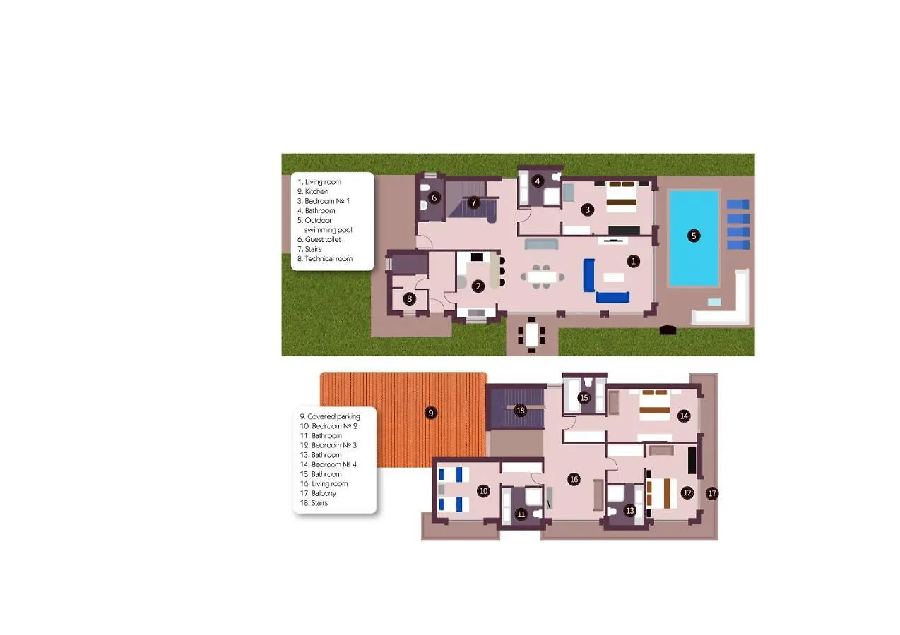 Private Iberosta Villa Fortuna - 4Bdr, Pool & Private Beach Punta Cana